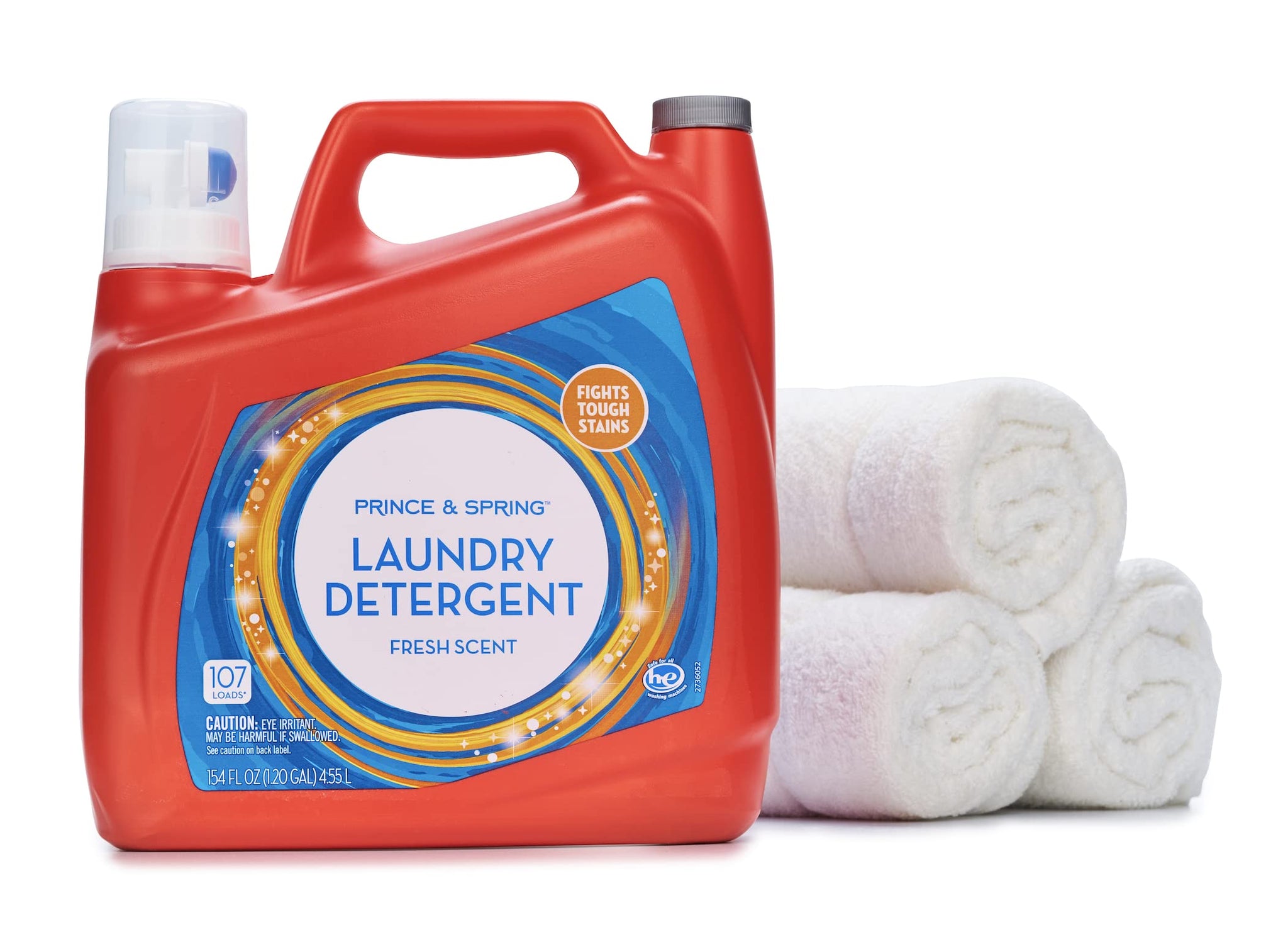 Prince & Spring Laundry Detergent - 154 oz Fresh Scent
