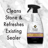Stone Care International Granite Clean, Shine & Protect - Cleans Polishes & Protects Stone, Granite, Quartz, Marble, Limestone and Travertine Slate