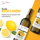 100% naturally infused Eureka Lemon Olive Oil 375ml (12.5oz)