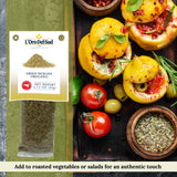 Sicilian Oregano Dried, 2.11 oz (60 g), Seasoning, Herbs, Ground Dried Oregano Leaves with intense aroma, Italian Oregano, L'Oro Del Sud