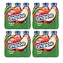 Snapple Apple All Natural Juice Drink Gluten Free 16 fl oz 100% Recycled Plastic Bottle 24 Pack