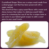 WinCrest Bulk Crystallized Candied Ginger Slices - 5 Lb Case