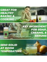 100% Sustainable Palm Oil | RSPO Certified |Food Grade | Not Hydrogenated | For cooking, baking and soap making -14 Fl Oz