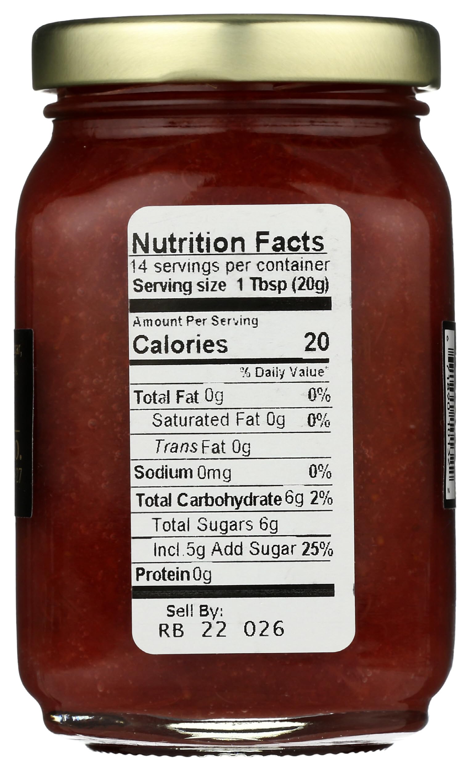 Mountain Fruit Company Rhubarb Berry Jam, 9.5 OZ