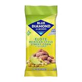 Blue Diamond Almonds, Elote Mexican Street Corn Style Flavored Snack Nuts, Shareable Size, 4oz. (Pack of 8)