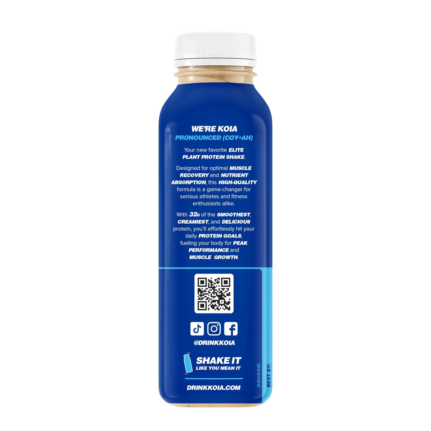 Koia Elite - Vanilla - 32g Protein - Ready To Drink Plant Protein Shake - Low Sugar, Dairy Free, Gluten Free, Soy Free, Non GMO, Kosher, Vegan (12 Fl