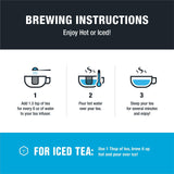 Tiesta Tea - Peach Party, Loose Leaf, Peach Hibiscus Herbal Brew, Premium Blend, Non-Caffeinated Fruit Blend, Makes Hot or Iced & Up to 25 Cups, 2oz