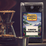 The Organic Coffee Co. Sumatra Mandheling Whole Bean Coffee 2LB (32 Ounce) Medium Light Roast USDA Organic