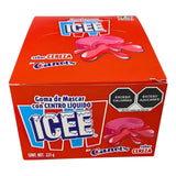 Canels Strawberry Gum with Liquid Center Cherry - 7.94 oz, 45 Pieces - Premium Fruit Gum for a Juicy and Flavorful Experience