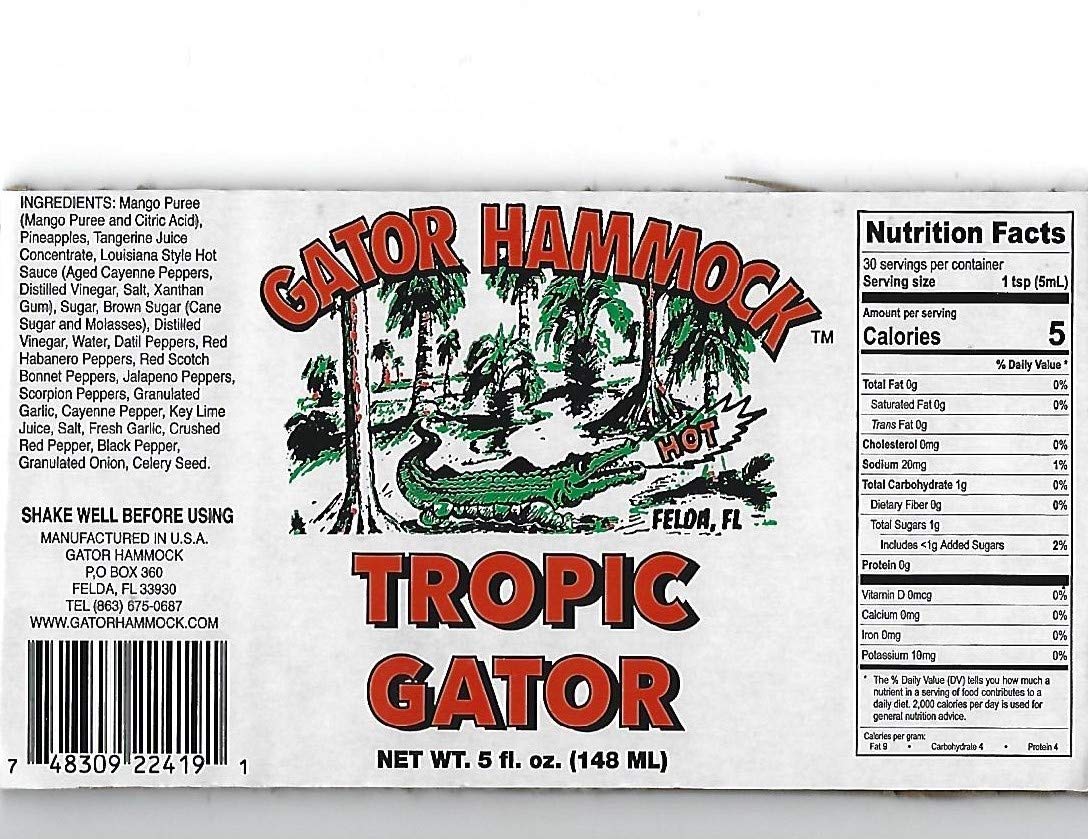 Tropical Flavor, Sweet and Spicy Sauce, 5 Ounce Bottle, 3 PackL8