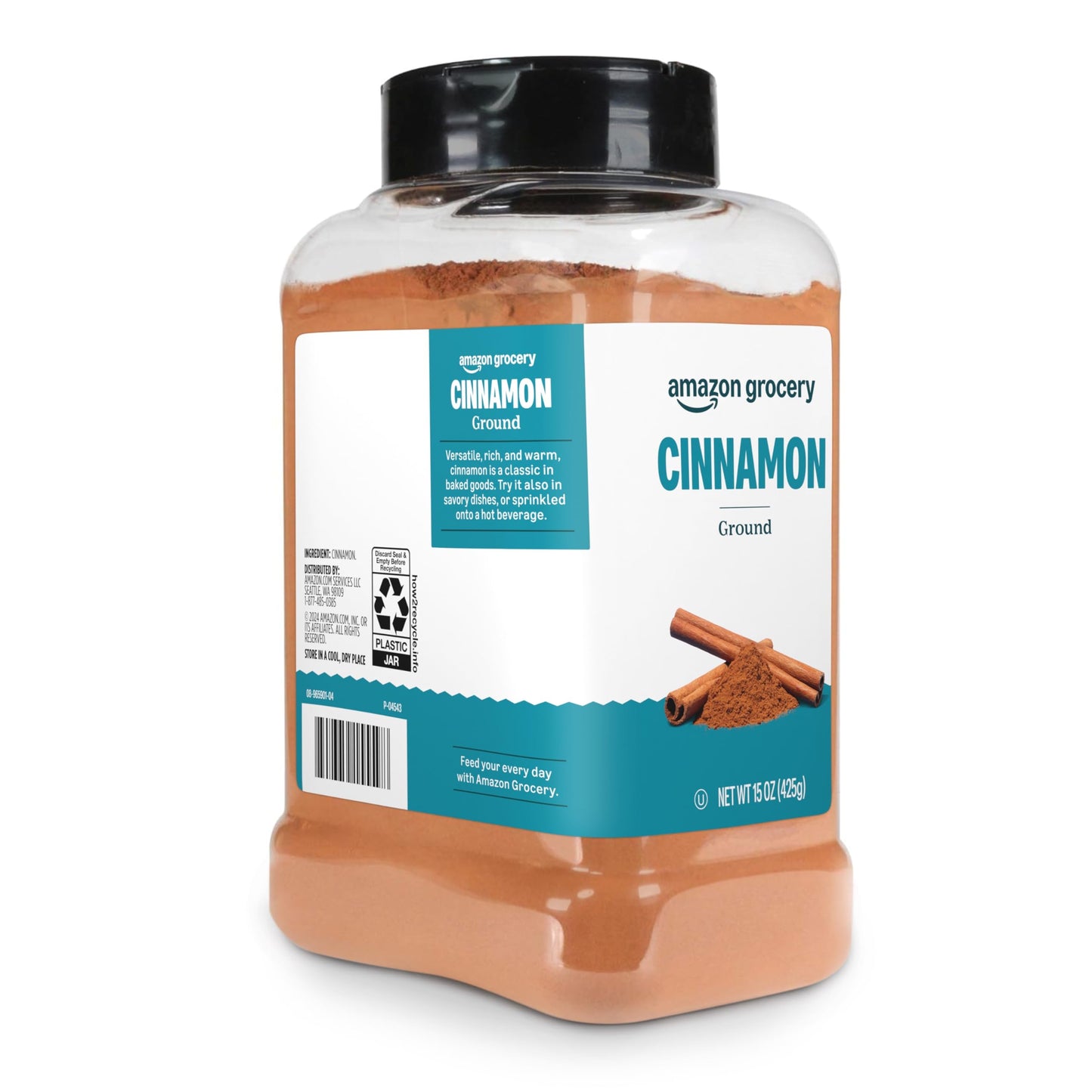 Amazon Grocery, Ground Cinnamon, 15 Oz