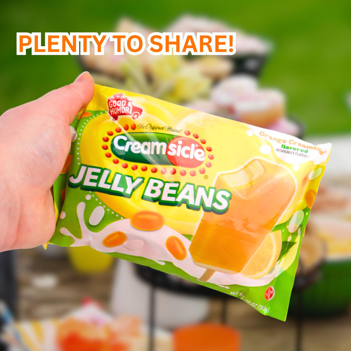 Flavored Jelly Beans Variety, Marshmallow and Orange Creamsicle Candy, Gift Bag Fillers, 10 Ounces Each (Pack of 2)