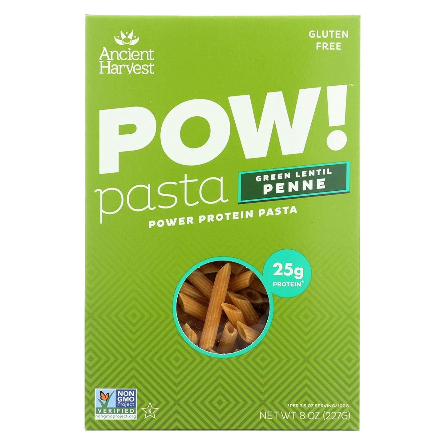 Pow! Pasta;Green Lentil Penne