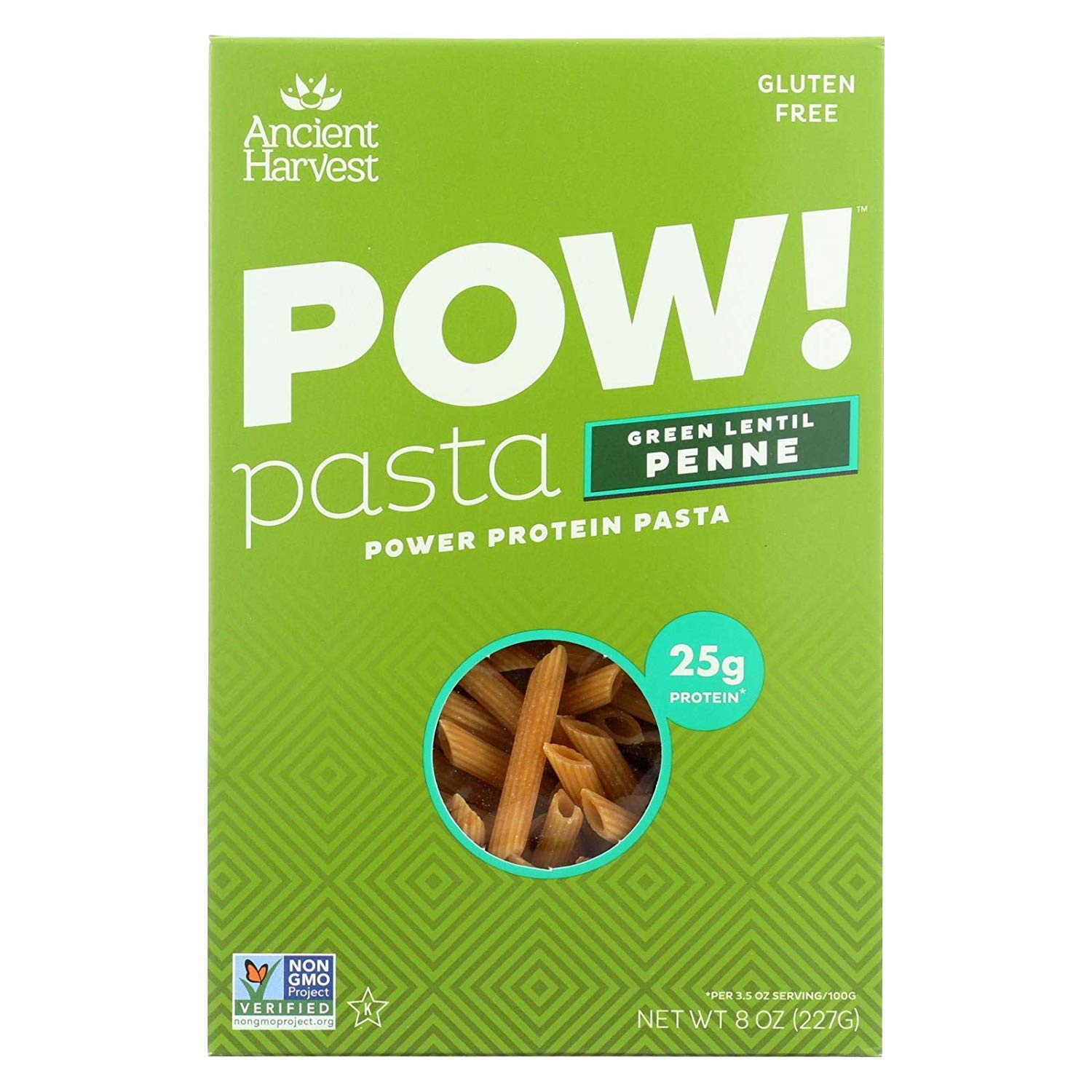 Pow! Pasta;Green Lentil Penne