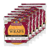 Toufayan Sundried Tomato 12” Sandwich Tortilla Wraps | Wholesale Bulk Foodservice Flatbread - Soft, Flexible Tortillas for Wraps, Burritos & Catering