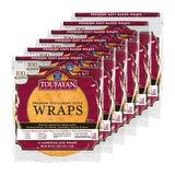 Toufayan Sundried Tomato 12” Sandwich Tortilla Wraps | Wholesale Bulk Foodservice Flatbread - Soft, Flexible Tortillas for Wraps, Burritos & Catering