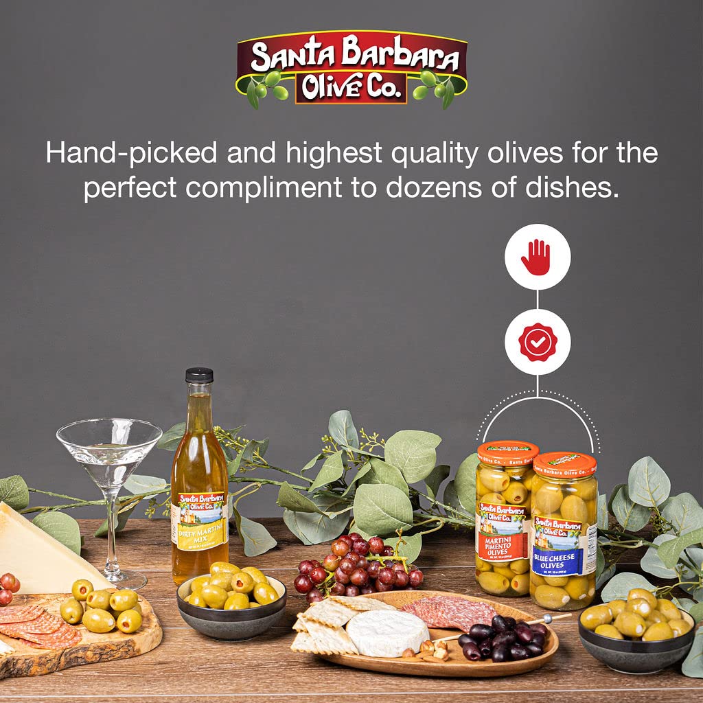 Santa Barbara Hand Stuffed Jalapeno Olives 10 oz, 2 Pack