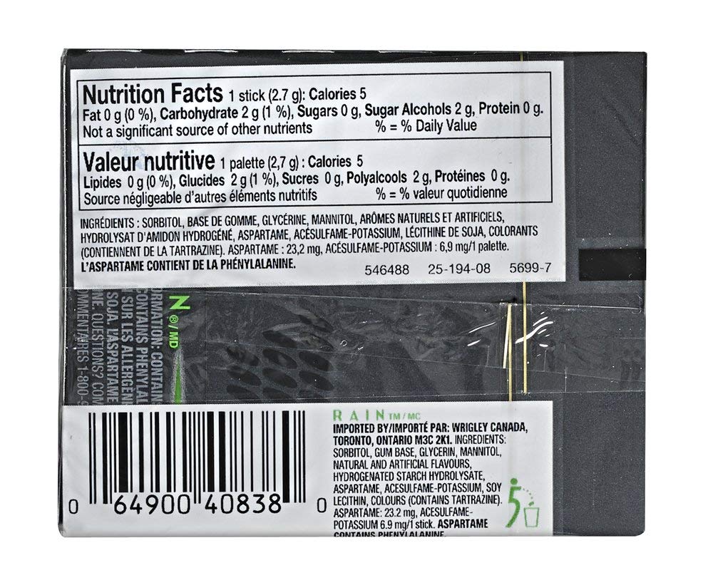 5 Rain-Tingling Spearmint, 10 Count