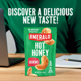 Emerald Nuts Hot Honey Cashews (1-Pack) | 5oz Resealable Bag | Kosher Dairy Certified, Non-GMO, Contains No Artificial Preservatives, Flavors or
