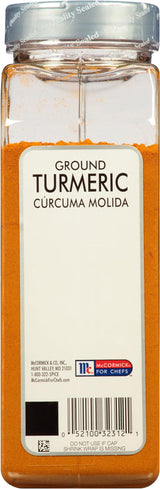McCormick Culinary Ground Turmeric, 16 oz - One 16 Ounce Container of Powdered Turmeric Spice Perfect for Indian, Southwest Asian, Middle Eastern