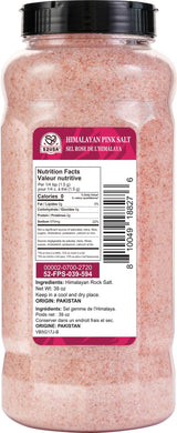 52USA Himalayan Pink Salt, Fine Grain, 39oz (2.4 LB), Pink Himalayan Sea Salt, Himalayan Salt, Kosher Salt, Rock Salt for Grinder Refill