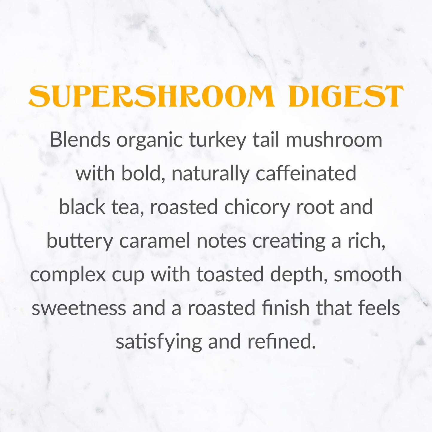 The Republic of Tea SuperShroom Digest Turkey Tail Black Tea, Organic Chicory and Caramel Notes, Naturally Caffeinated, Unbleached Tea Bags in