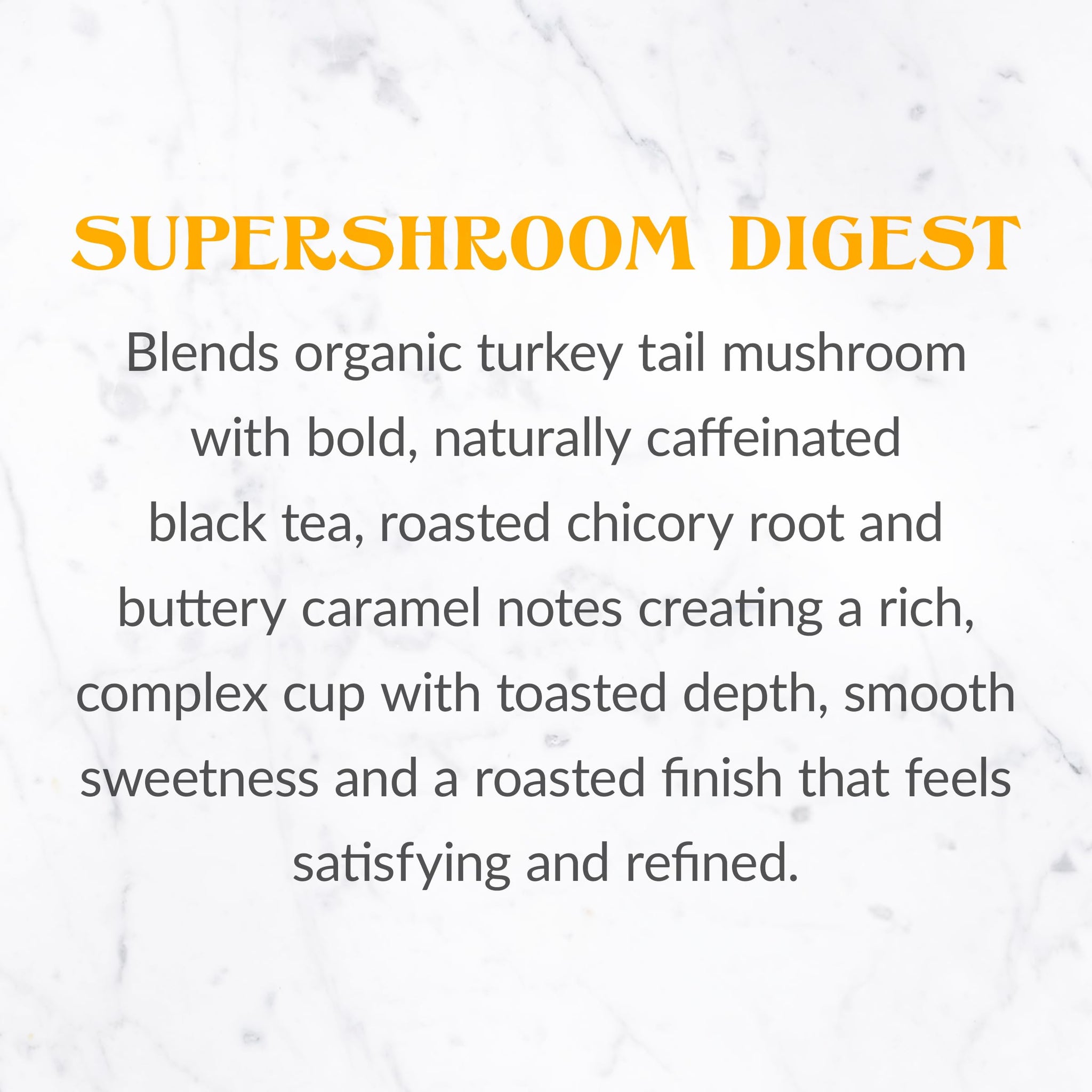 The Republic of Tea SuperShroom Digest Turkey Tail Black Tea, Organic Chicory and Caramel Notes, Naturally Caffeinated, Unbleached Tea Bags in