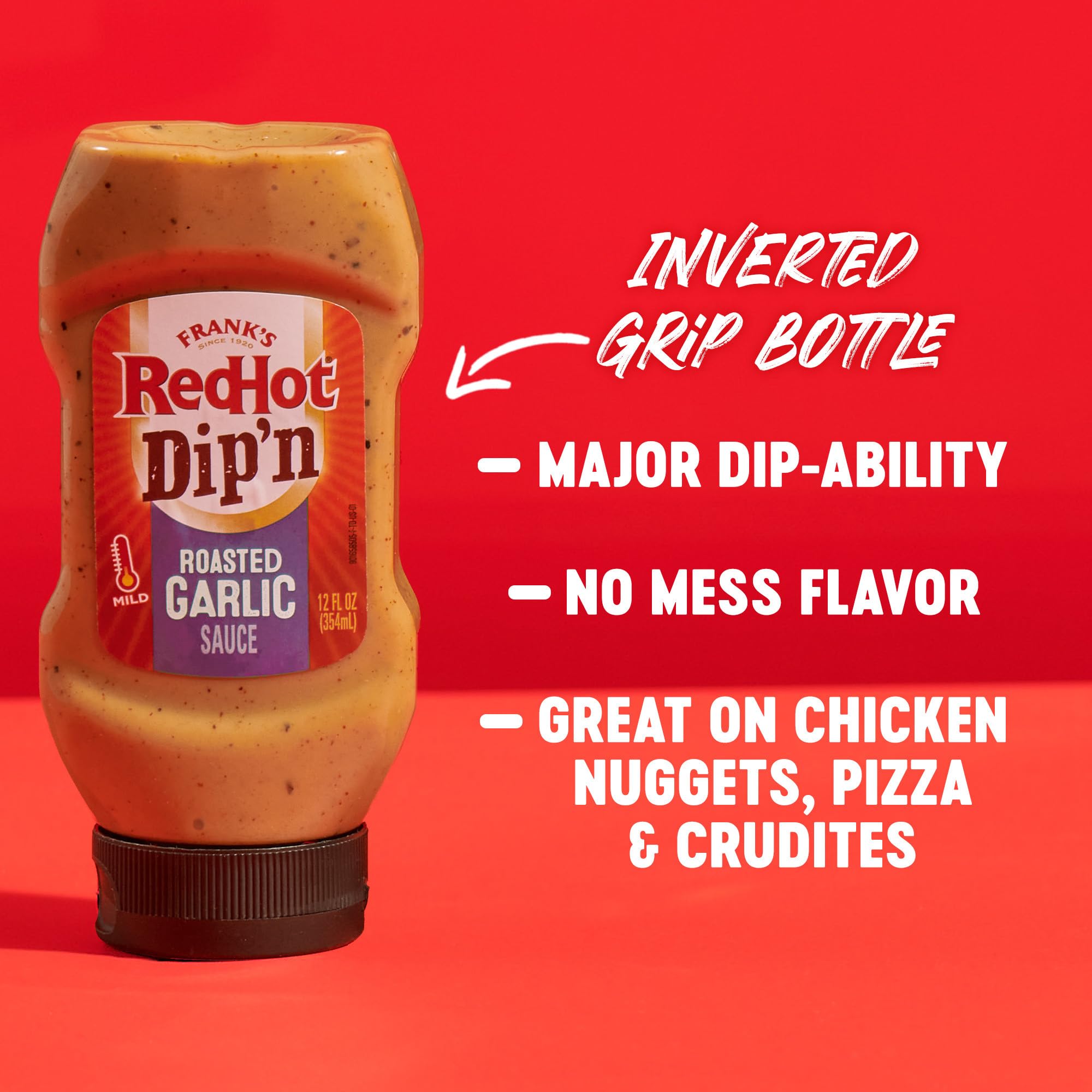 Frank's RedHot Dip'n Roasted Garlic Sauce, 12 fl oz