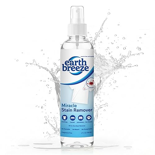 Earth Breeze Miracle Stain Remover Spray - Powerful All-In-One Solution - Removes Virtually All Household Stains - No Harsh Chemicals