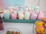 Lupy Lups! Cotton Candy Party Pack - Individually Wrapped Small bags, 0.5 oz Each - Perfect for Stockings, Treats, Party Favors, Buffet Tables,