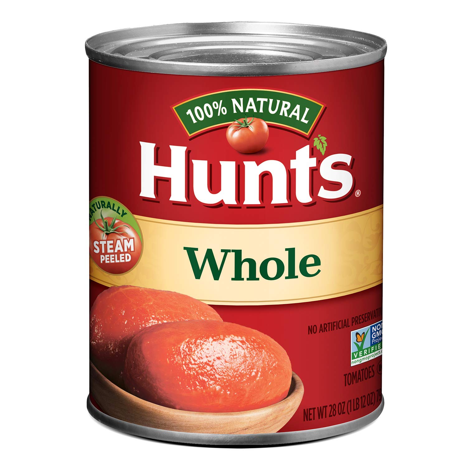 Hunt’s Whole Peeled Tomatoes, Perfect for Chili & Soups, 28 oz. Can