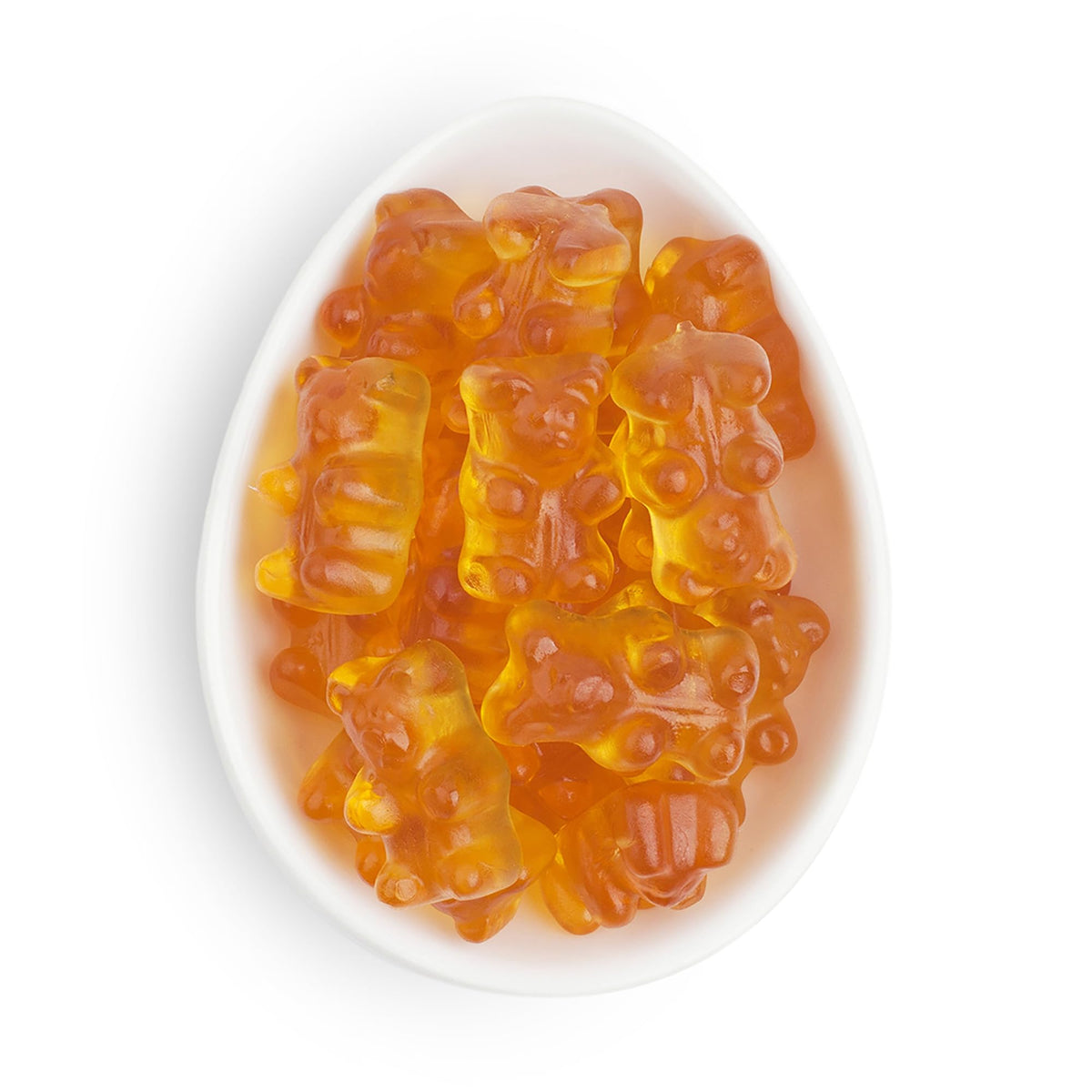 Sugarfina Bourbon Bears Small Candy Cube, 3.3 oz, 4 Count | Non-Alcoholic, Bourbon-Flavored Gummy Bears