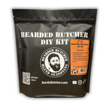 Bearded Butchers Tailgater Bratwurst DIY Kit - Create Mild, Cheesy, and Savory Homemade Brats - Includes Our Tailgater Seasoning, 32mm Collagen