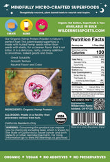 Wilderness Poets, Organic Hemp Protein Powder, 32 Ounce - 2 Pound