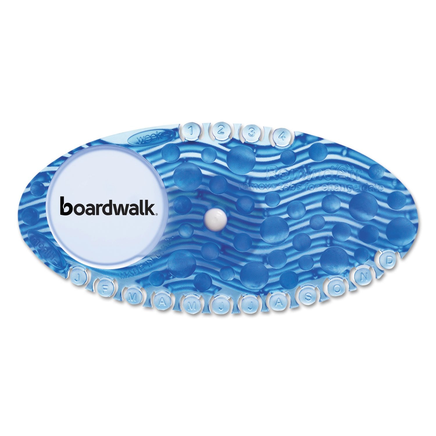 Boardwalk CURVECBL Curve Air Freshener, Cotton Blossom, Blue, 10/Box