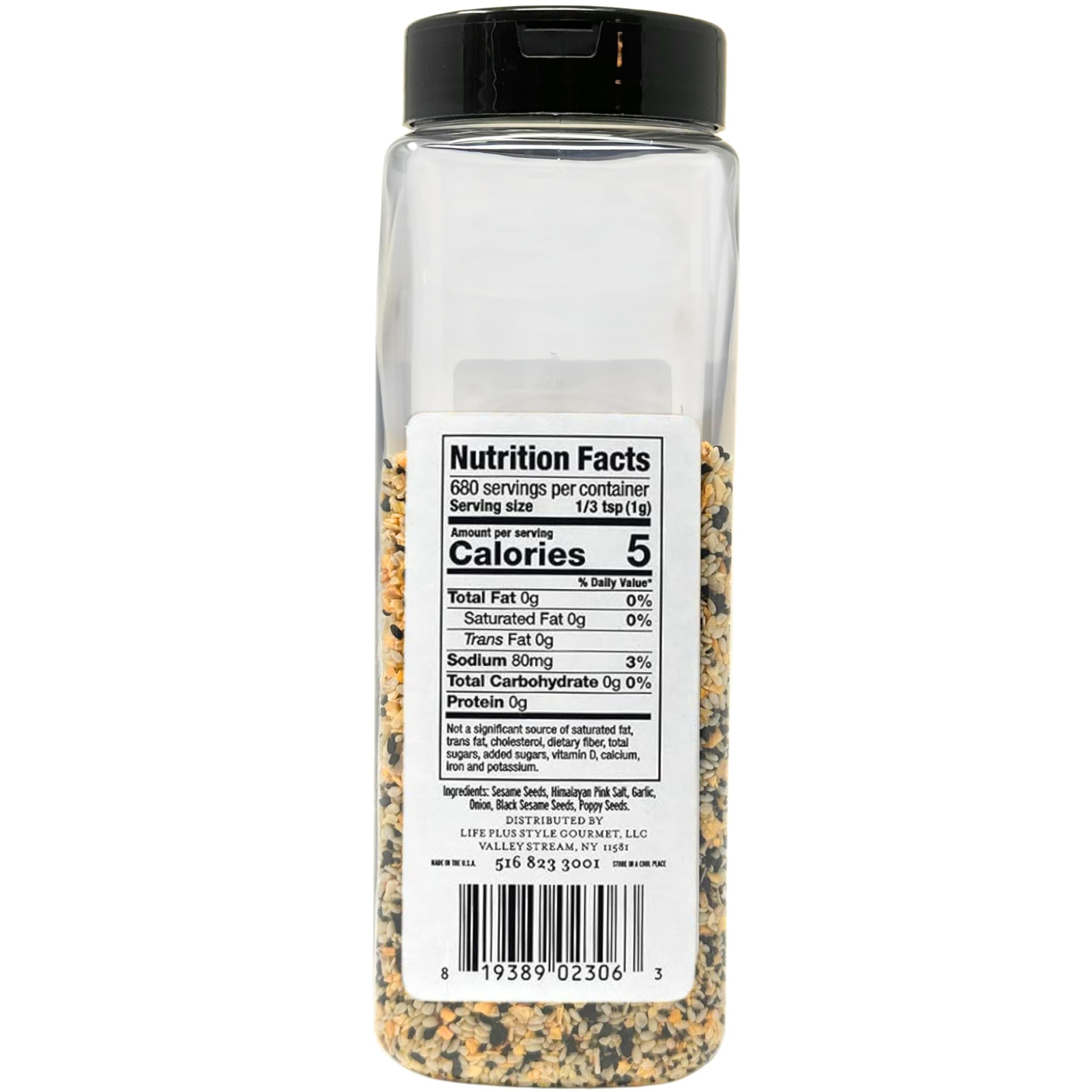 Everything Bagel Seasoning Premium Spice Blend With PINK Himalayan Salt Sesame Seeds Onion Garlic And Poppy Seed Bulk Shaker Gluten Free Keto