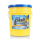Ultra Fresh Platinum Liquid Laundry Detergent Washing Soap for All Machine Types, Up to 640 Loads, 5 Gal, Fresh Linen - Household Cleaning Supplies
