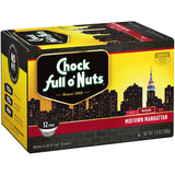 Chock Full o'Nuts Manhattan Medium Roast, K-Cup Coffee Pods (3.8 Ounce (Pack of 1), Midtown Manhattan)