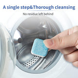puralb Washing Machine Cleaner Tablets - 24 Tabs (2x12 Pack), 1 Year Supply Deep Cleaning for HE Front Load & Top Load Washers, Septic Safe