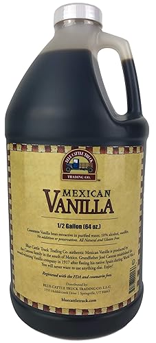 Blue Cattle Truck Trading Co. Traditional Gourmet Mexican Vanilla Extract, Half Gallon, 64 Ounce