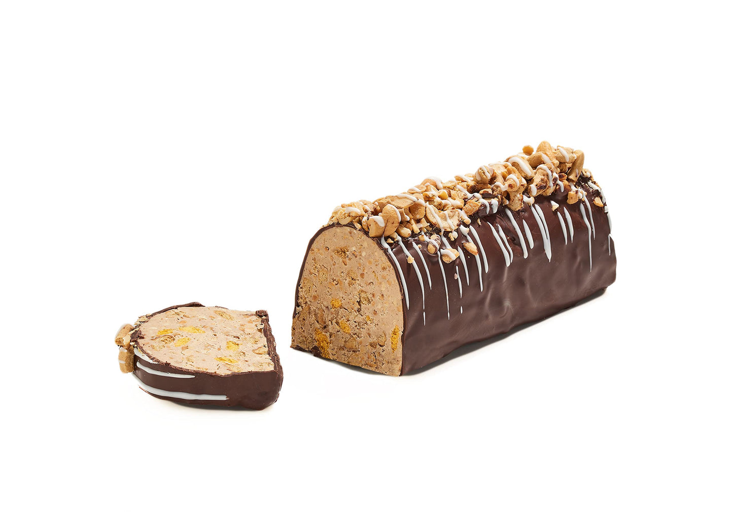Fames Chocolates Butter Blend Log - Gourmet Dessert Chocolate Log - Kosher, Dairy Free Treats - Comes with a Gift Box, Great Sukkot Gift.