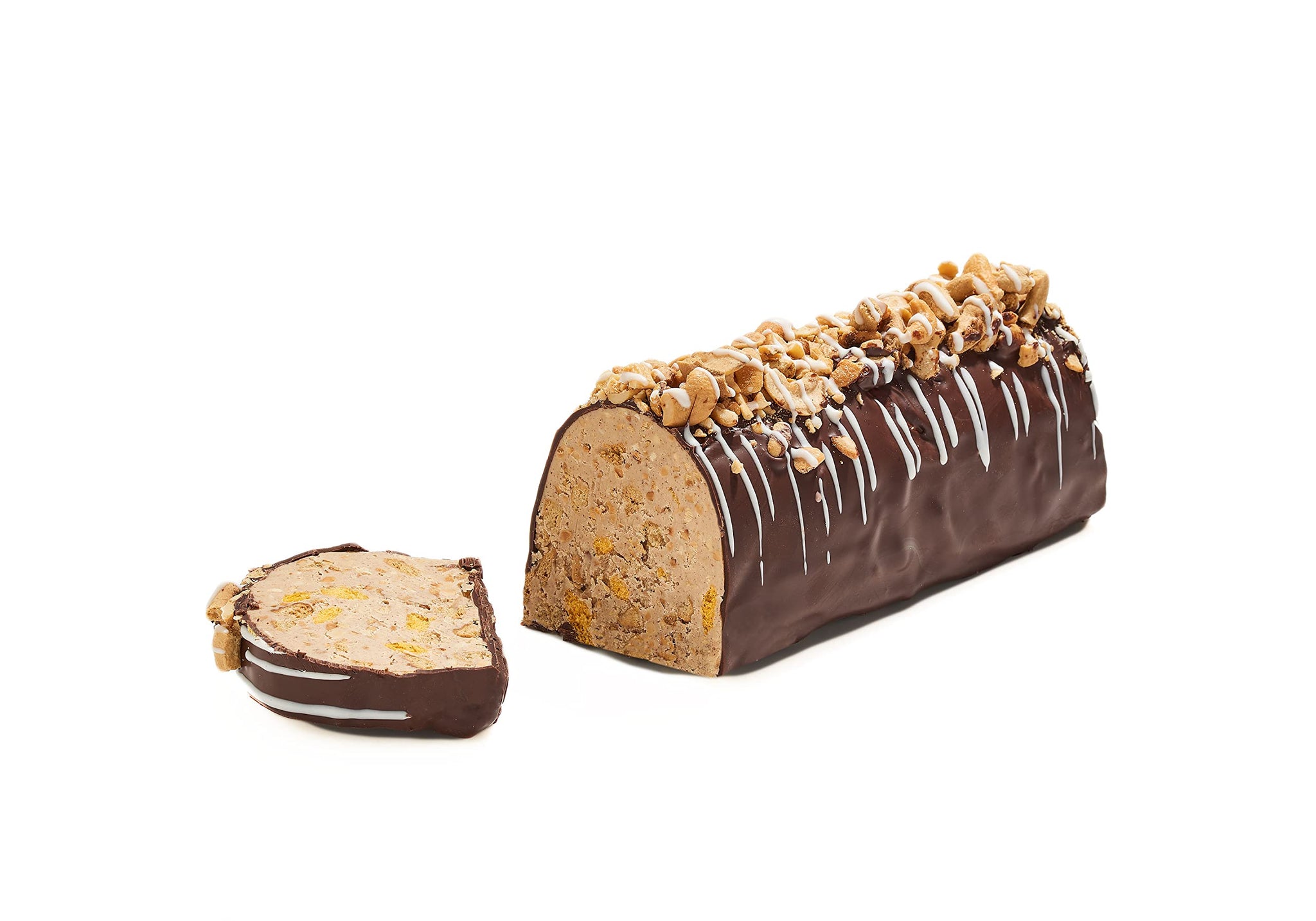 Fames Chocolates Butter Blend Log - Gourmet Dessert Chocolate Log - Kosher, Dairy Free Treats - Comes with a Gift Box, Great Sukkot Gift.