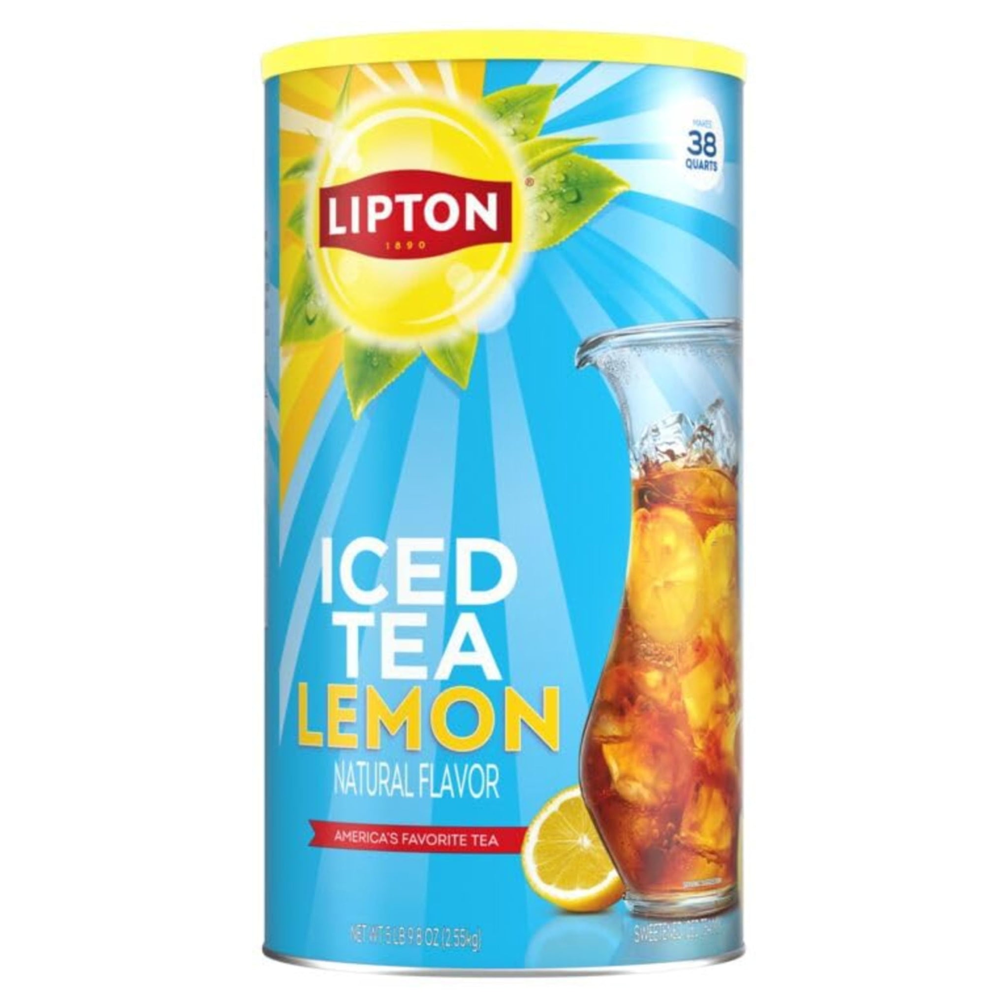 Lipton Sweetened Iced Tea Mix (Pack of 2) 38 Quarts Each