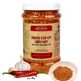 Muoi chu hai - Uncle Hai’s Premium Chili Garlic Sauce: Spicy Hot Sauce from Vietnam, Blend of Peppers & Garlic Salts - Made for Cooking, Delicious on