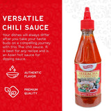 Shirakiku Thailand Sriracha Hot Chili Sauce Thai Boy | Chili, Water, Sugar, Acetic Acid | Ideal for Elevating the Taste of Asian Cuisine | Non-GMO