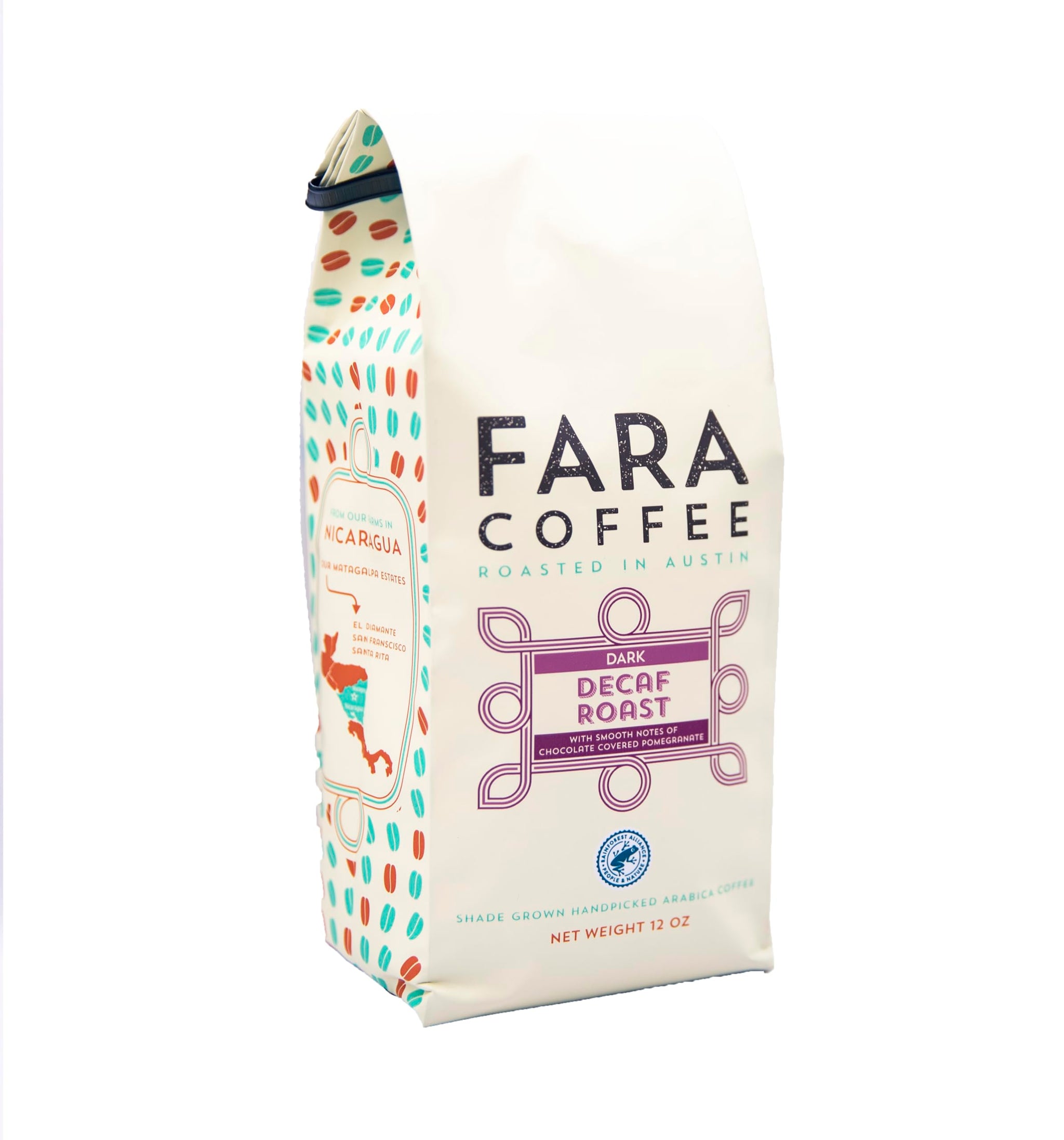 Fara Coffee, Ground (Decaf (Medium/Dark), 12 Oz)