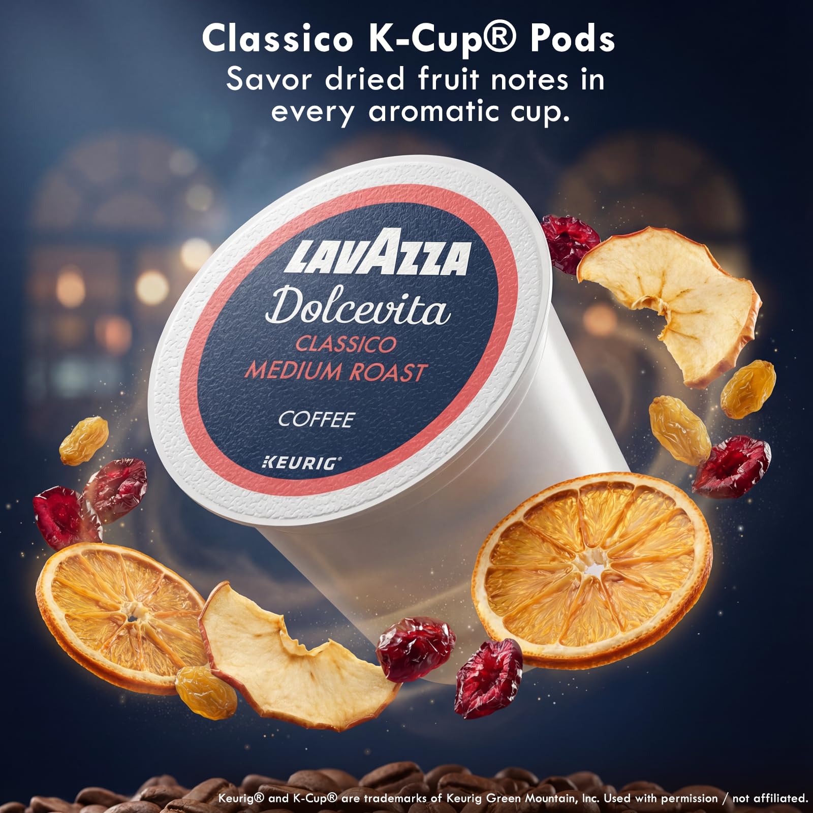 Lavazza K-Cup Coffee Pods Variety Bundle for Keurig Brewers - Light & Medium Roast, Single-Serve K-Cup Coffee Pods, 40 Count Assorted Flavors (20