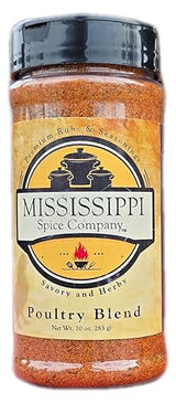 Mississippi Spice Company Premium Rubs & Seasonings, Poultry Blend, 10 oz