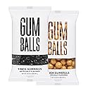 Candy Envy - Black and Gold 2 Pack Combo 1 Inch Gumballs - Approx. 113 Gumballs Per Bag - North American Made & Kosher Certified