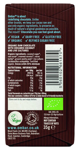 Ombar Coco Mylk Raw Chocolate Bar 35g - Pack of 2